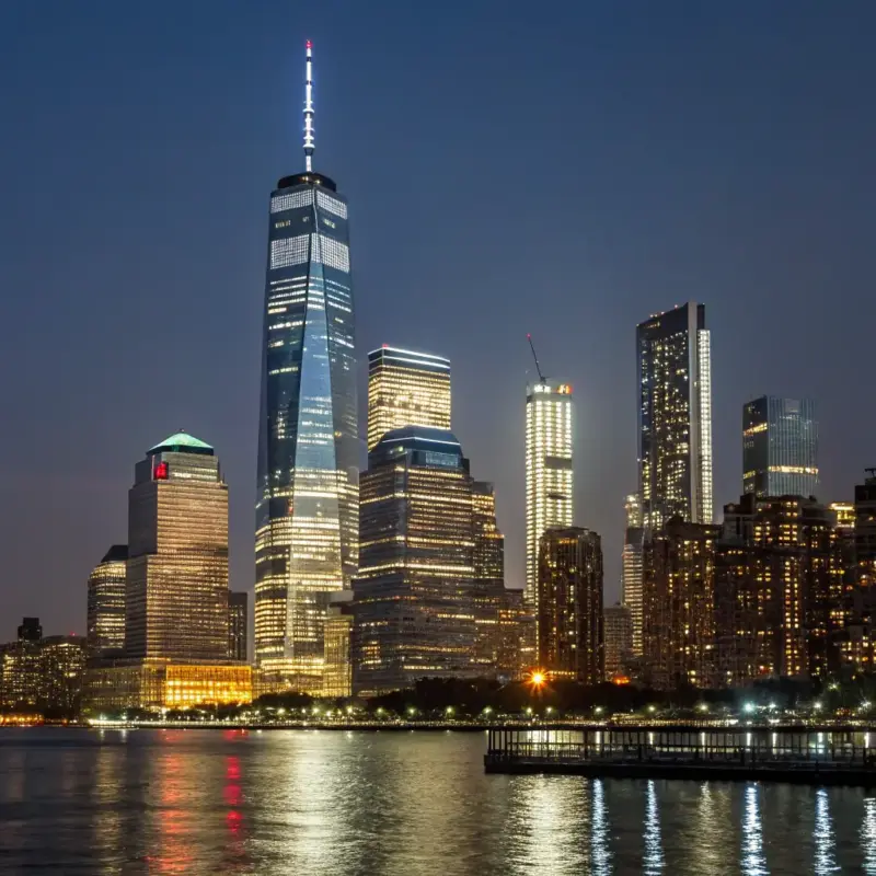 City Lights Print by David Lee