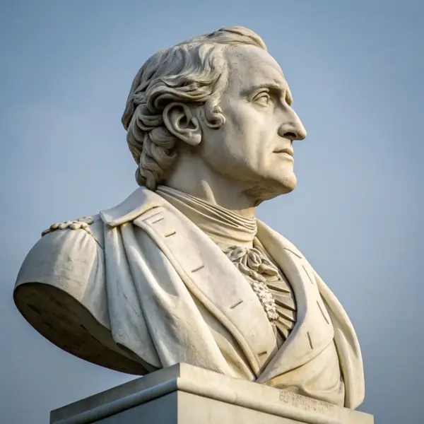 Marble Bust of a Thinker by Alex Johnson